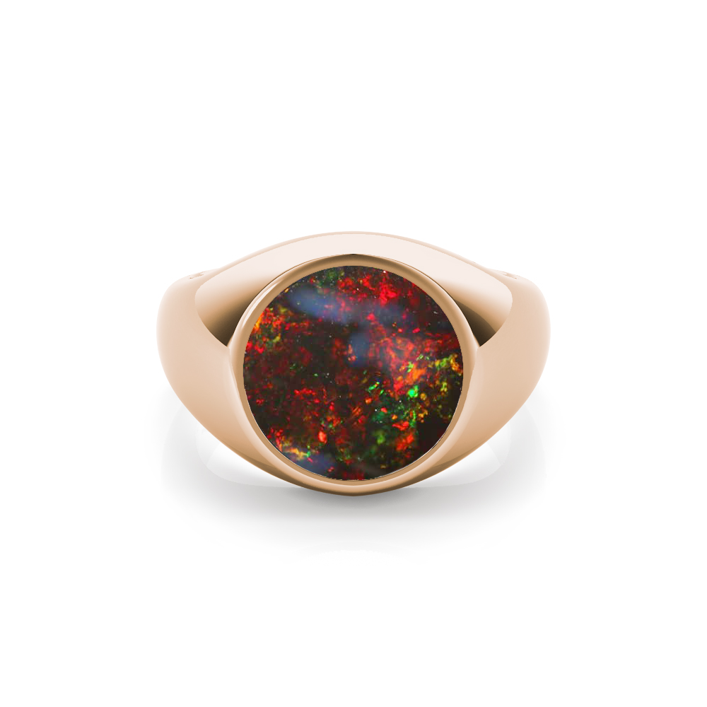 Nebula - Black Opal Ring