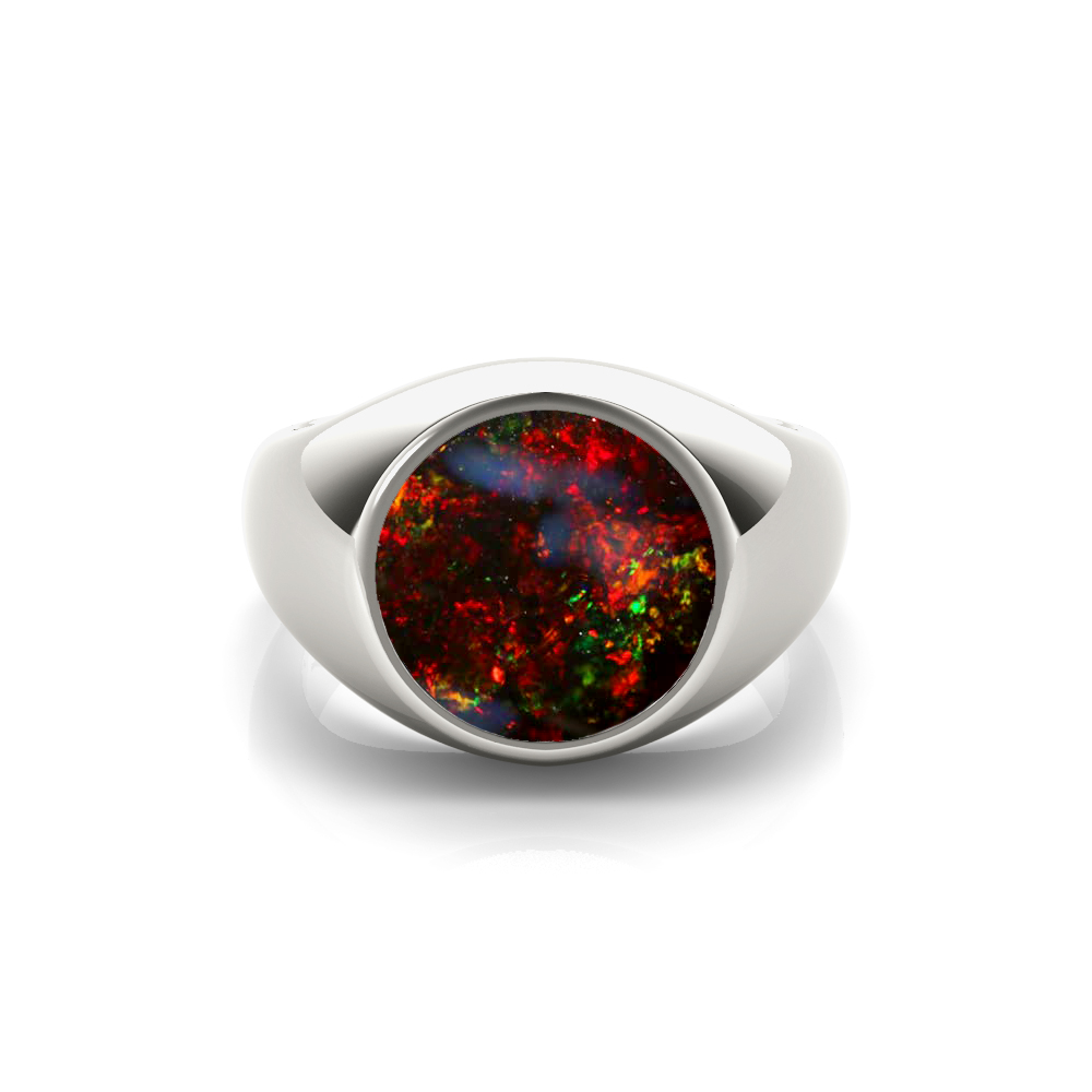 Nebula - Black Opal Ring